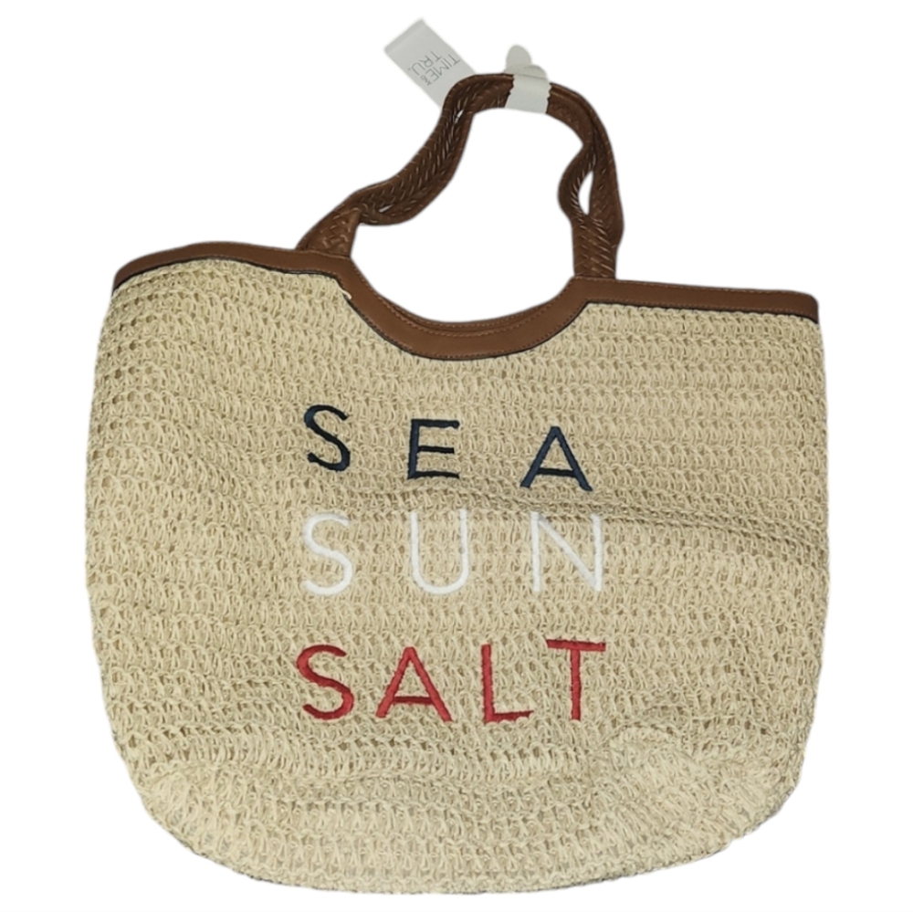 Straw beach bag NWT